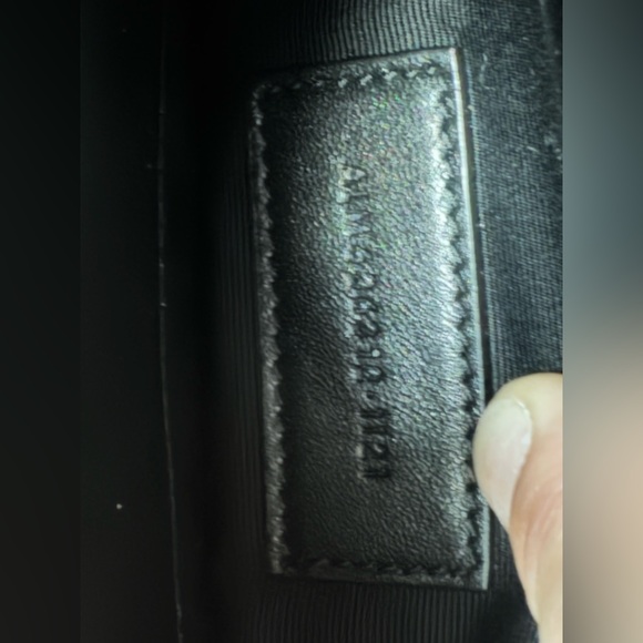 SAINT LAURENT Monogramme Quilted Calfskin Zip Pouch Black - Picture 12 of 15